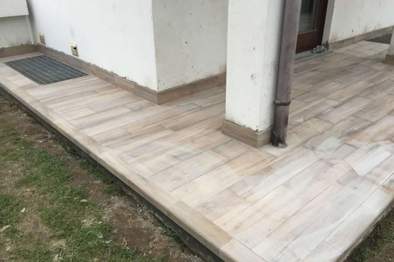 Impermeabilizzazione patio in villa privata